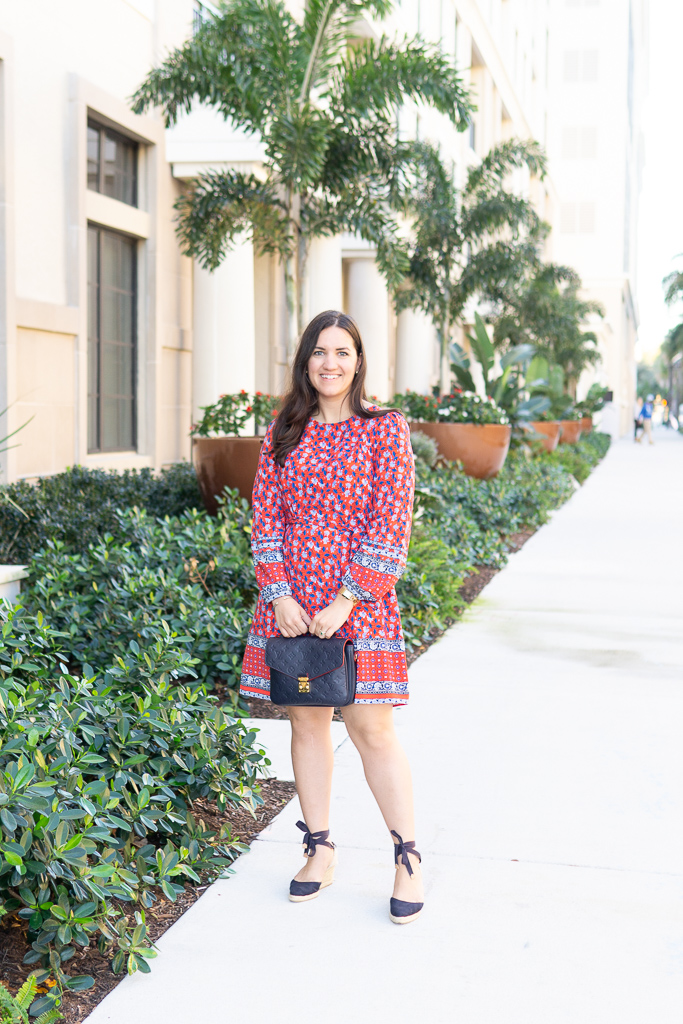 Red Florals from LOFT || KATIE KENNEDY || Florida Style